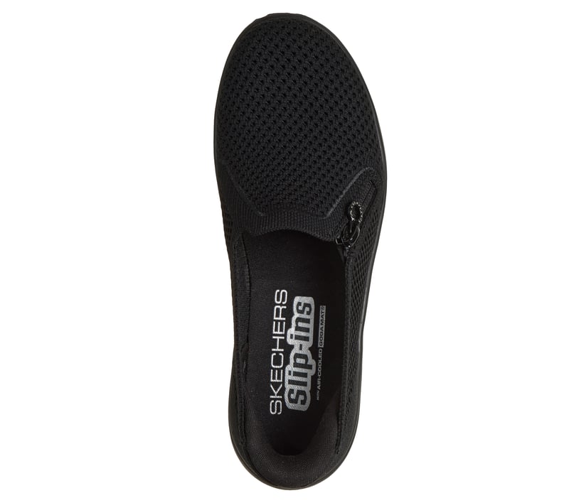 Skechers Slip-ins: On-The-GO Flex Radiant - City Chic - BLACK