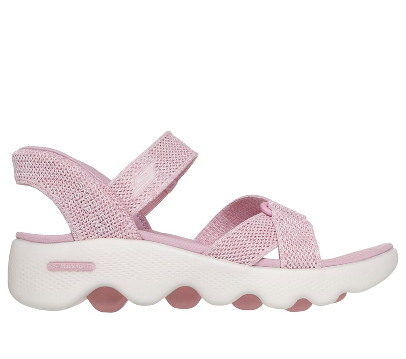 ◆SKECHERS◆ Women's Go Walk Massage Fit SP0WWCFX201 Skechers Slip-ins: GO WALK Massage Fit Sandal - Heather