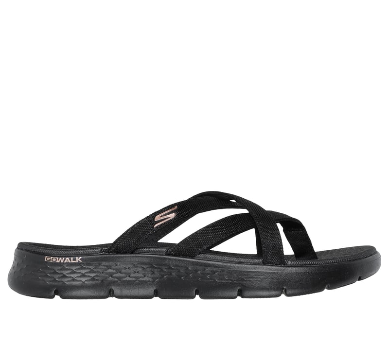 GO WALK Flex Sandal - Ssselena - BLACK