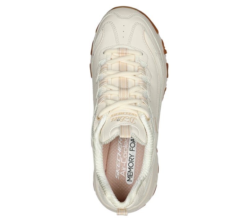 専用出品 WMNS) Skechers D'lites 4.0 low Sneaker GS White 149491-WHT