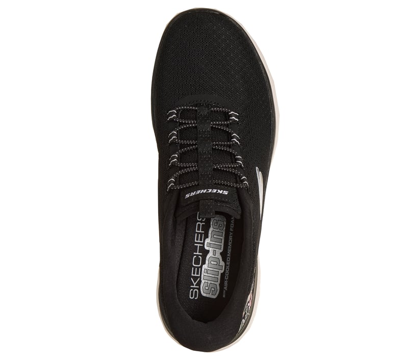 Skechers Slip-ins: Summits - Spring Blossom - BLACK