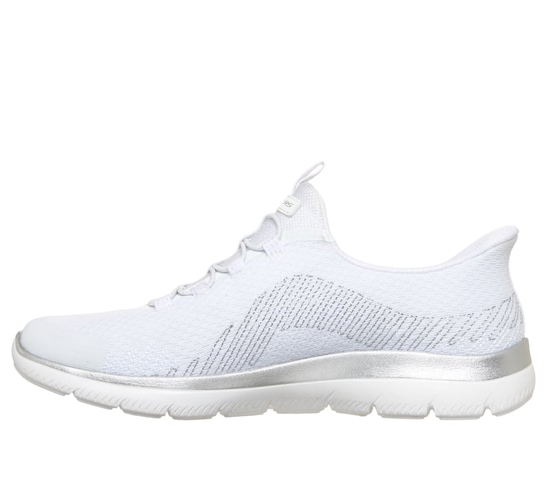 Skechers Slip-ins: Summits - Sweet Stitch - WHITE / SILVER