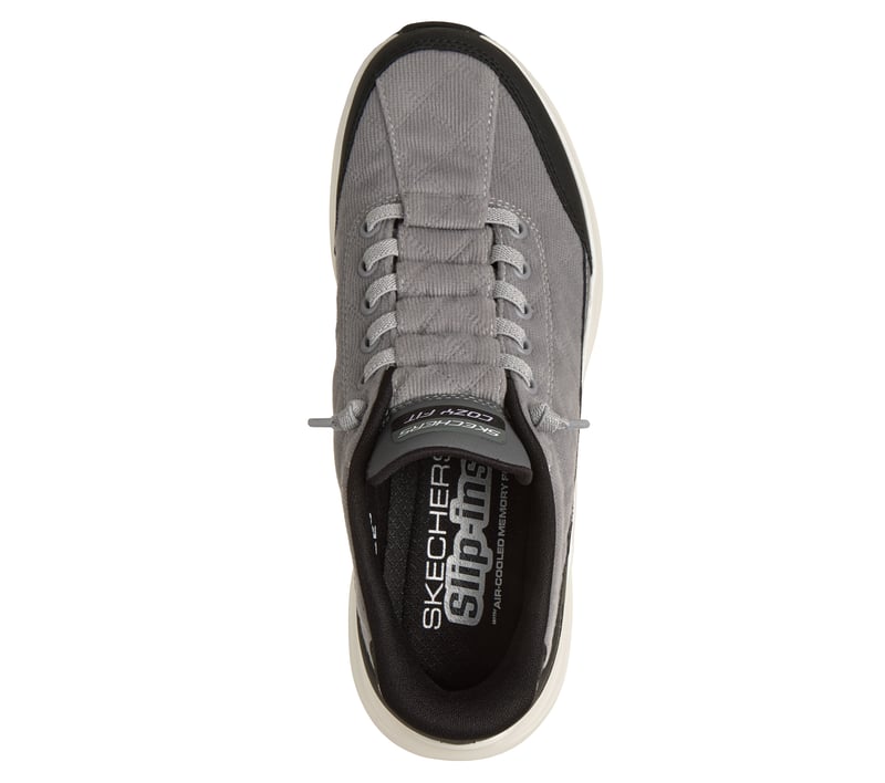 SKECHERS Slip-ins グレー Skechers Slip-ins: Contour Foam - Cozy Fit Luxe Comfort