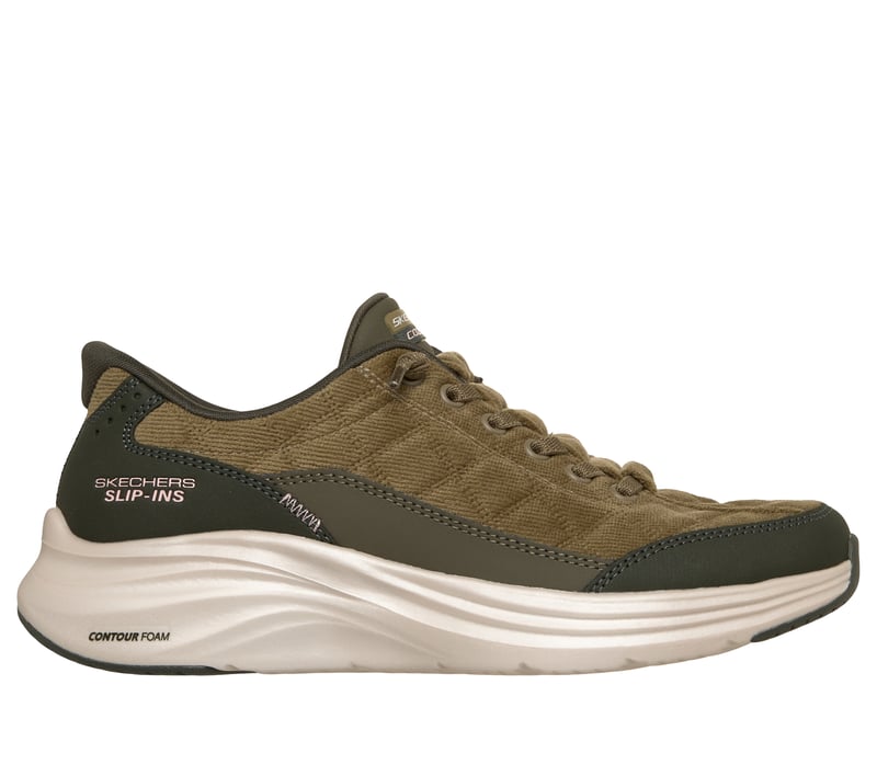 i4iii　オリーブ油 4点 Skechers Slip-ins: Contour Foam - Cozy Fit Luxe Comfort