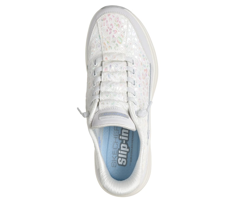 Skechers Slip-ins: Contour Foam - Cozy Fit Radiant Glow - WHITE