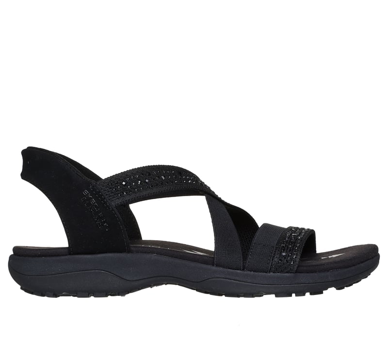 スケッチャーズ/REGGAE SLIM/Slip-Ins Skechers Slip-ins: Reggae Slim - Summer Sparkle - BLACK