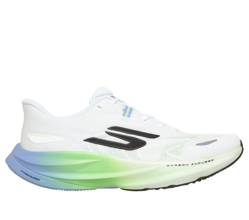 Skechers Aero Spark - WHITE / LIME