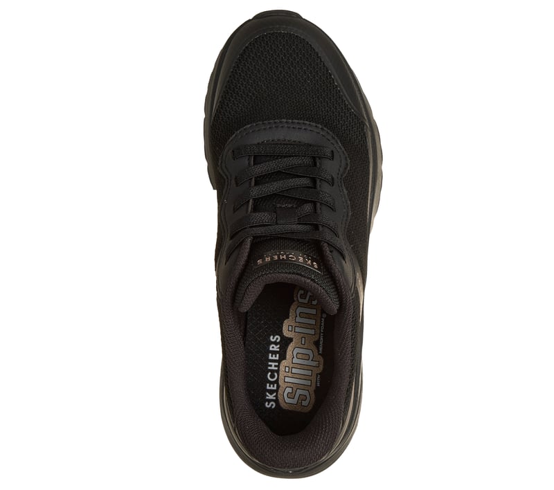 【新品】SKECHERS Slip-Ins ストレッチニットスニーカー ブラック スケッチャーズ スリップインズ：ウノ フレックス - スリップ N ニット