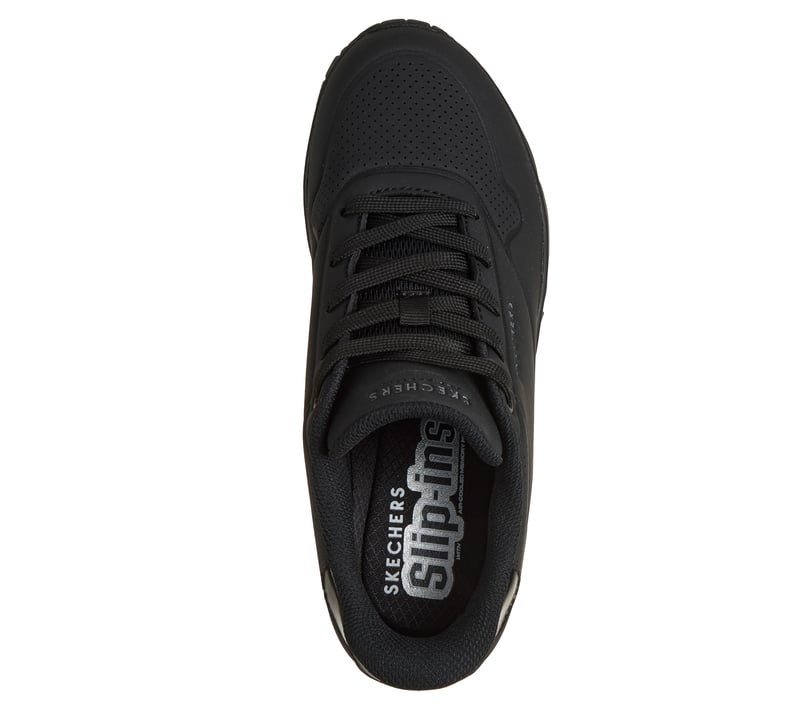 Skechers ブラック フラットシューズ Skechers Slip-ins: UNO - Feeling Formal