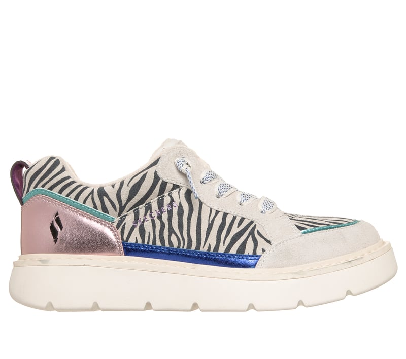 Skechers ストラップ式ホワイトスパイク Keepsakes Cozy - Street Hiker Exotic