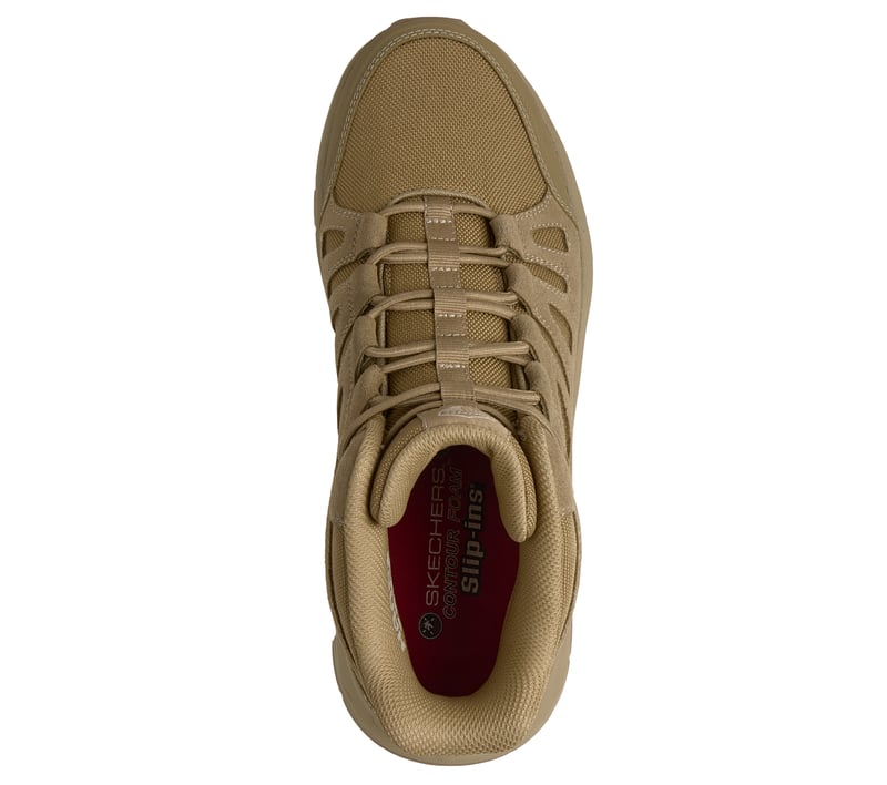 Skechers Slip-ins Work Slip-Resistant: D'Lux Journey - CAMEL