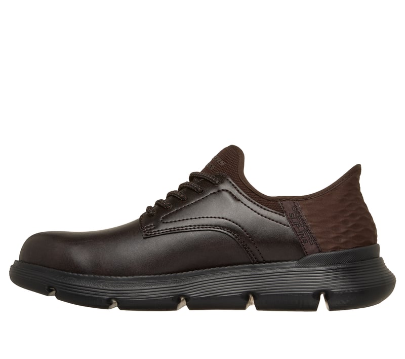【極美品】SKECHERS スリップインズ ガルザ 27 ダークブラウン 本革 スケッチャーズ スリップインズ：ガルザ - カーリン | SKECHERS JP