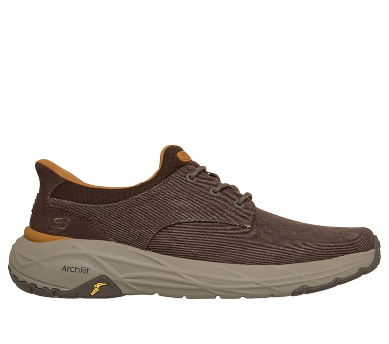 Skechers Slip-ins Relaxed Fit: Arch Fit Maverick - Wolfe - CHOCOLATE