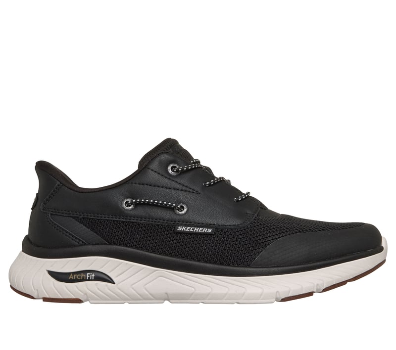 Skechers Slip-ins Relaxed Fit: Arch Fit Crosser - Frederick - BLACK