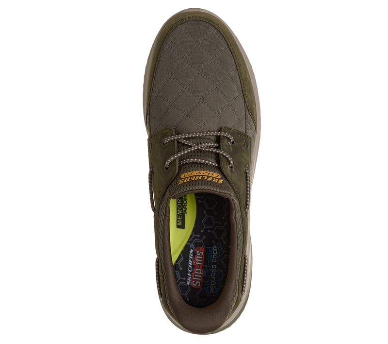 Skechers Slip-ins: Delson 3.0 - Cozy Fit® Skipper - OLIVE