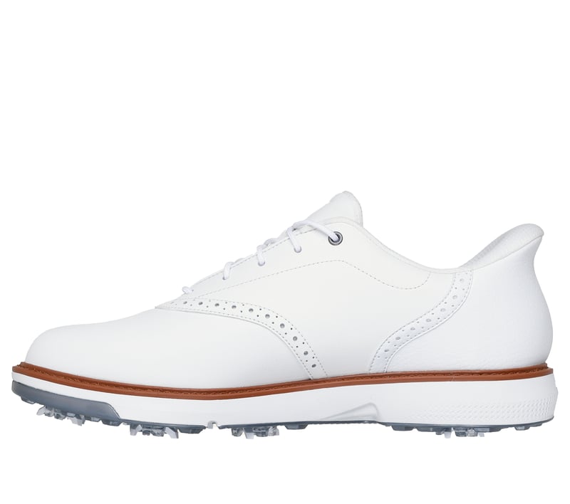 SKECHERS GO GOLF ゴルフシューズ ホワイト/ミント Skechers Slip-ins Waterproof: GO GOLF Prestige