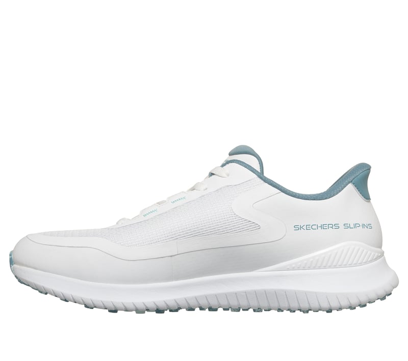 SKECHERS GO GOLF ゴルフシューズ ホワイト/ミント Skechers Slip-ins: GO GOLF Flight -