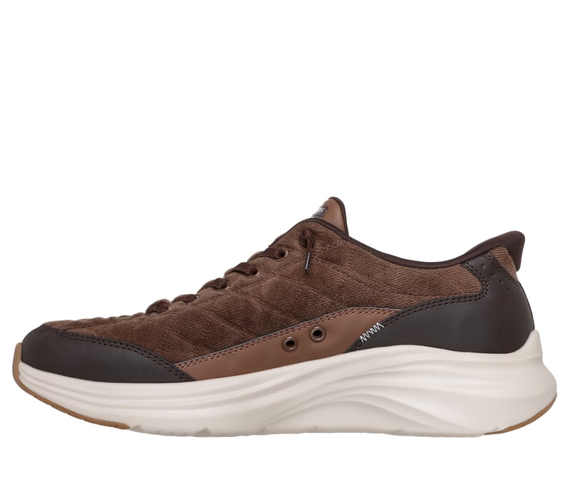 Skechers Slip-ins: Contour Foam - Cozy Fit Cordelux - BROWN