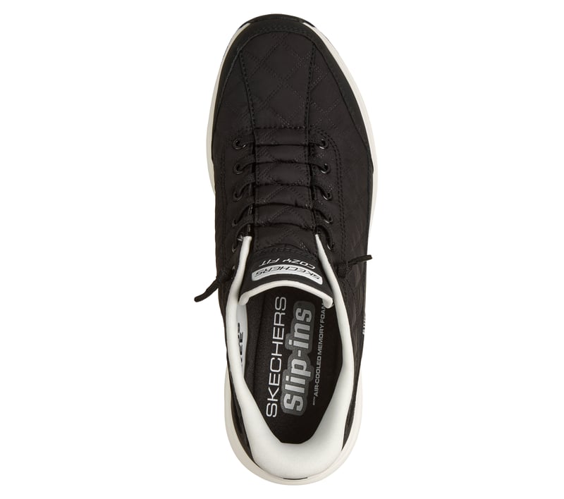 Skechers Slip-ins: Contour Foam - Cozy Fit - BLACK