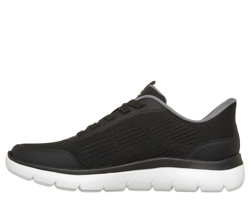 Skechers Slip-ins: Summits - Leyter - BLACK / WHITE