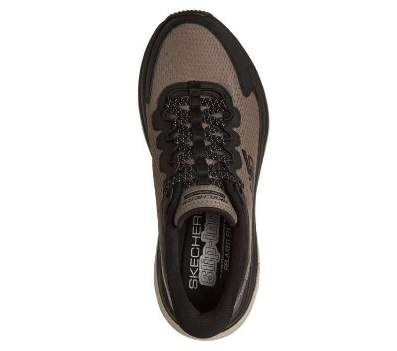 Skechers Slip-ins Relaxed Fit: Max Cushioning Zirrus - TAUPE / BLACK