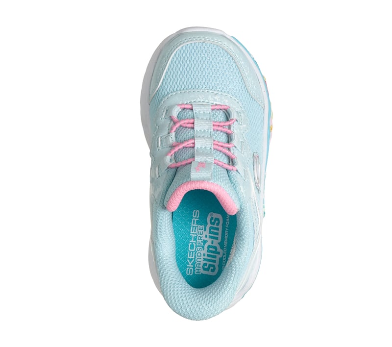 Skechers Slip-ins: Play Scene - Glitter Dreams - LIGHT BLUE / MULTI