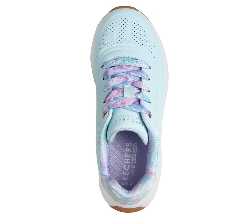 UNO Lite HI - Swirly Edge - LIGHT BLUE / MULTI
