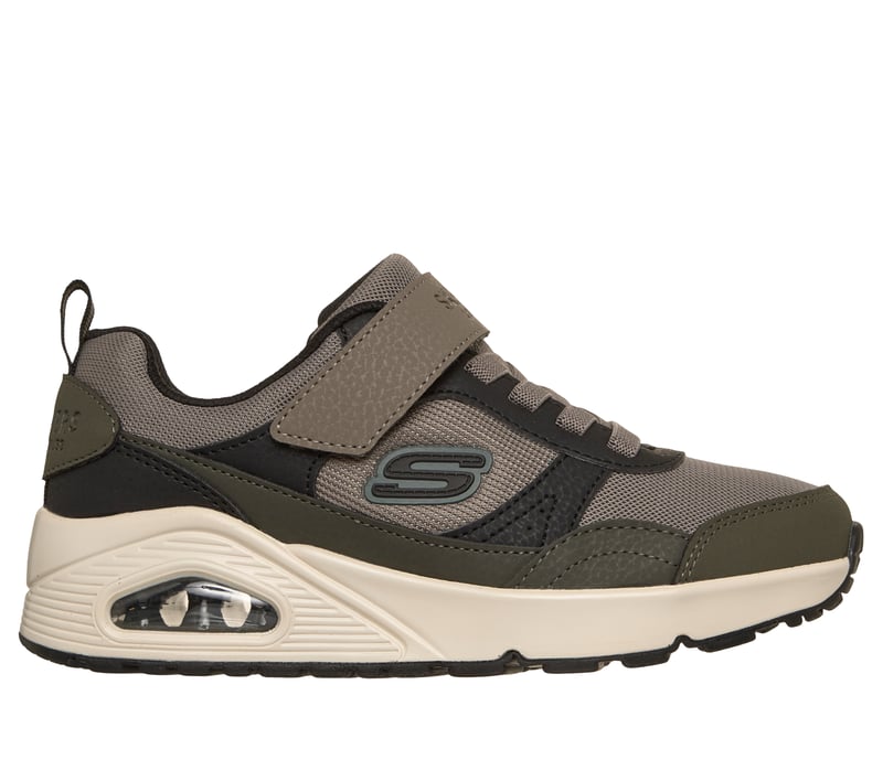 SKECHERS UNO MEMORY FOAM　ワイドフィット 23cm Buy Skechers Black/White Womens Uno Wide Fit Trainers from
