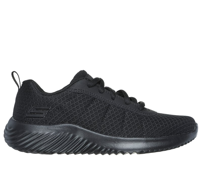SKECHERS ブラック スニーカー マシンウォッシャブル BOUNDER Bounder