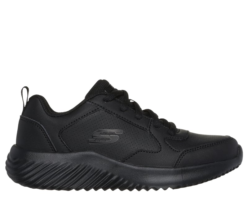 SKECHERS ブラック スニーカー マシンウォッシャブル BOUNDER Bounder