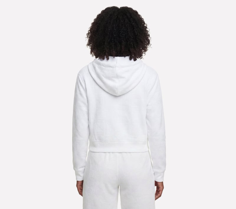 epine é frill zip sweat blouson white épine - epine エピヌ フリルスウェット ブルゾン ホワイトの通販 by