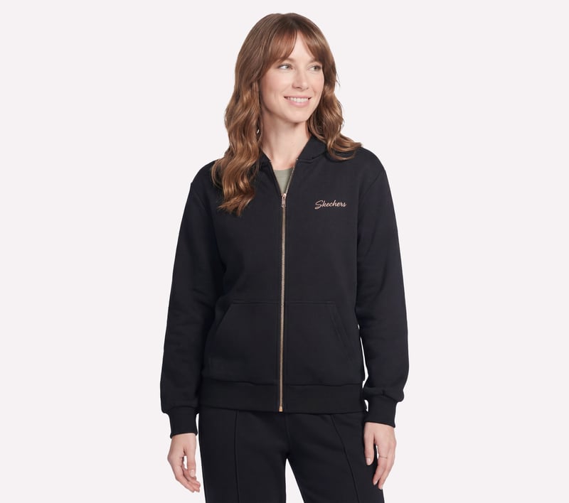 SKECH SWEATS Signature Full Zip Hoodie | SKECHERS Ireland