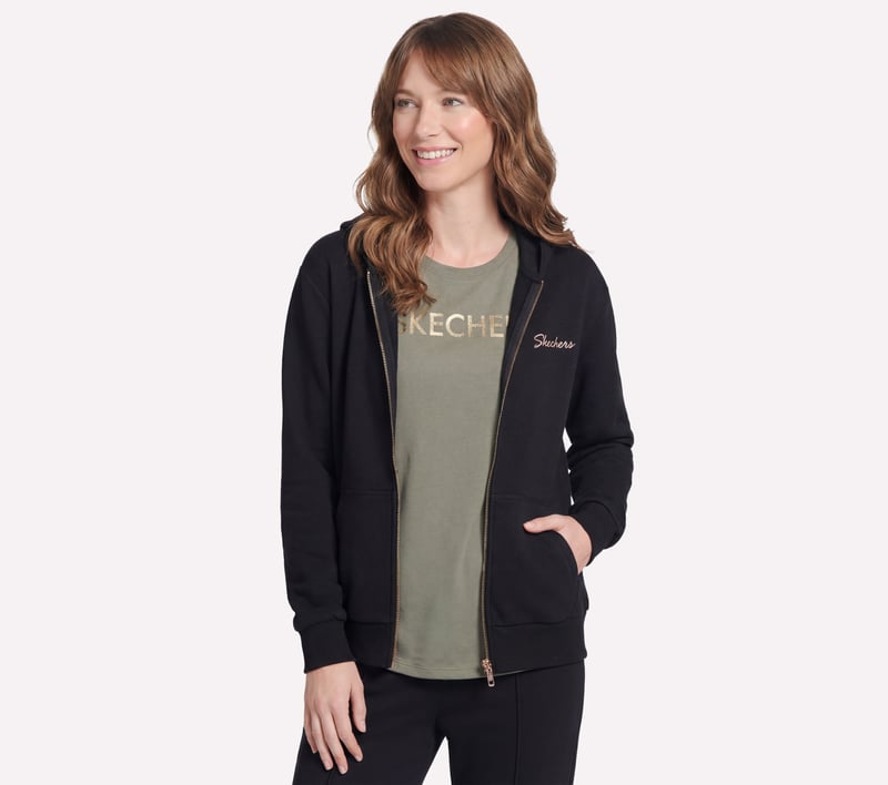 SKECH SWEATS Signature Full Zip Hoodie | SKECHERS Ireland