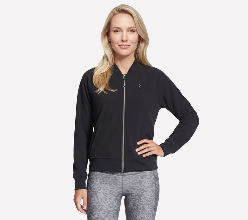 GO WALK Reversible Jacket - BLK / BLU / PNK