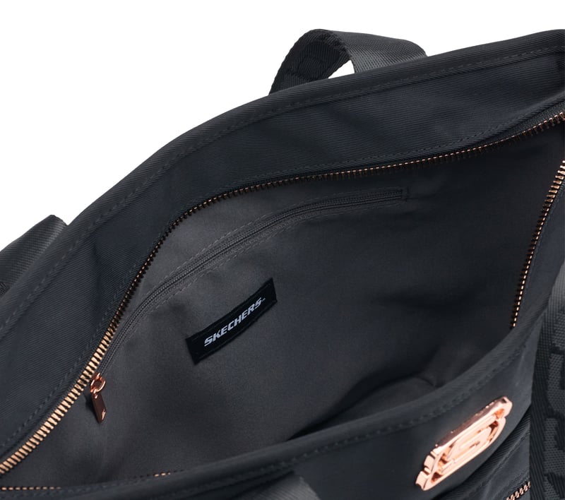 Shopper D-Ring Bag - BLACK