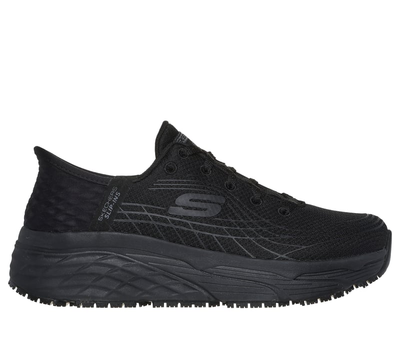 Skechers Slip-ins Work Relaxed Fit: Max Cushioning Elite - Eltra, BLACK, fullimage number 0