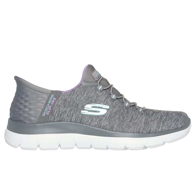 Skechers Slip-ins: Summits - Dazzling Haze, GRIS / VERT MENTHE, fullimage number 0