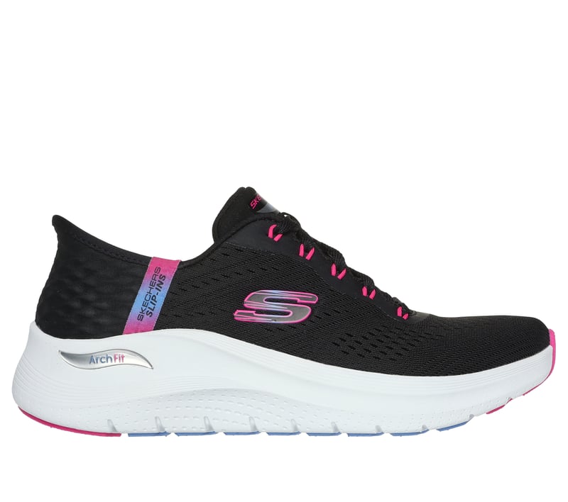 Skechers Slip-ins: Arch Fit 2.0 - Easy Chic, SCHWARZ / HOT ROSA, fullimage number 0