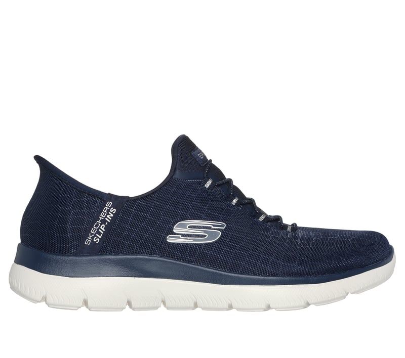 Skechers Slip-ins: Summits - Classy Night, BLEU MARINE / ARGENT, fullimage number 0