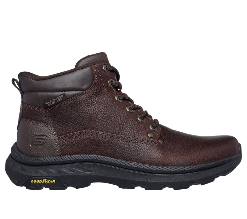 Skechers Slip-ins Relaxed Fit: Pollard - Waylon, ROUGE / BRUN, fullimage number 0