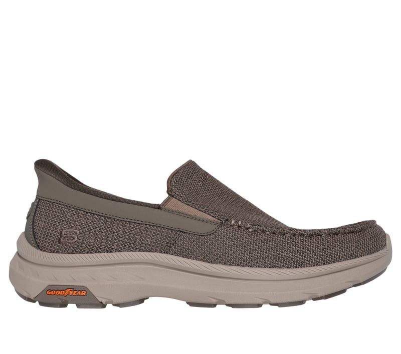 Skechers Slip-ins: Pollard - Wilfred, SZAROBRAZOWY, fullimage number 0