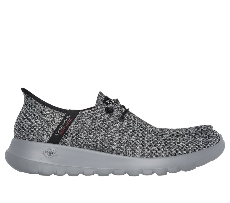 Skechers Slip-ins: GO WALK Max - Halcyon, GRIS / NOIR, fullimage number 0