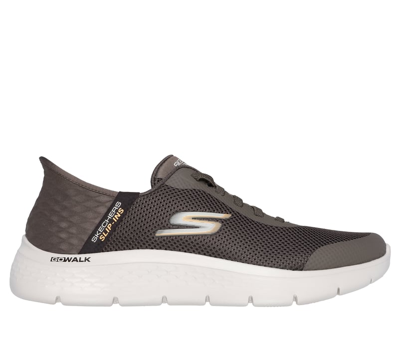 Skechers Slip-ins: GO WALK Flex - Hands Up, BROWN, fullimage number 0