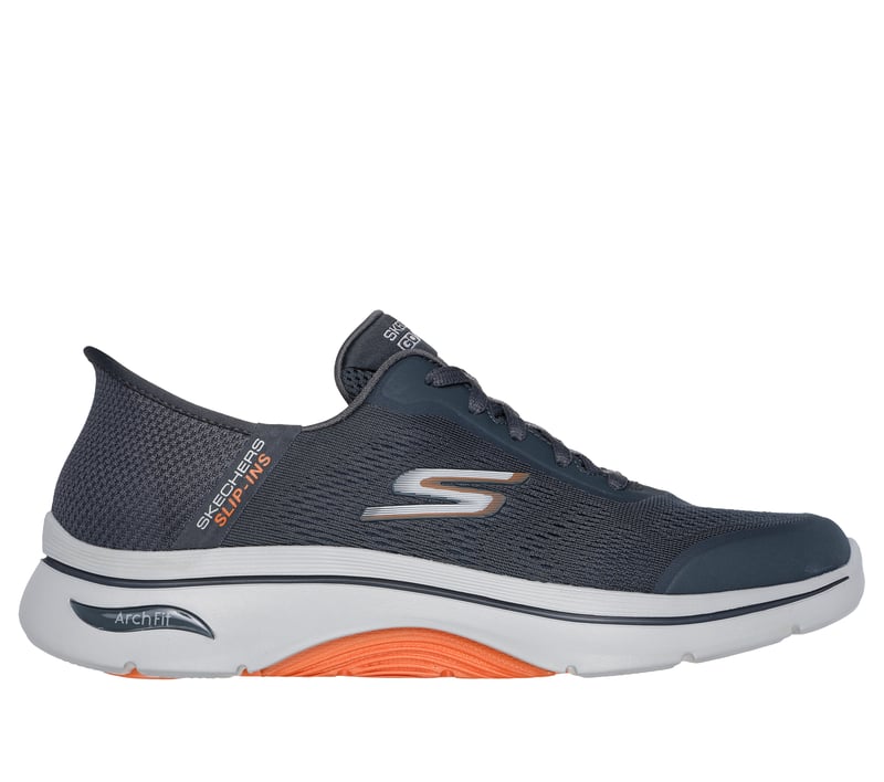 Skechers Slip-ins: GO WALK Arch Fit 2.0 - Simplicity 2, HOUTSKOOL / ORANJE, fullimage number 0