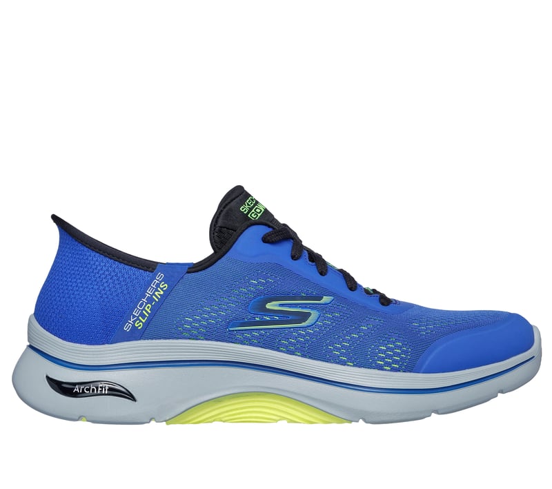 Skechers Slip-ins: GO WALK Arch Fit 2.0 - Simplicity 2.5, BLUE / YELLOW, fullimage number 0
