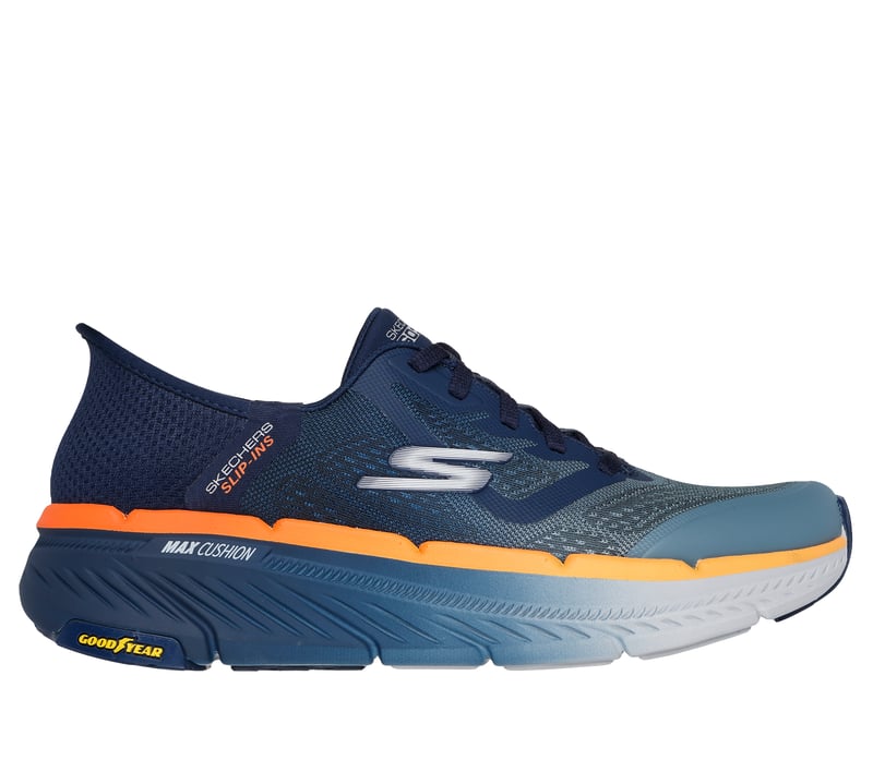 Skechers Slip-ins: Max Cushioning Premier 2.0, NAVY / ORANGE, fullimage number 0