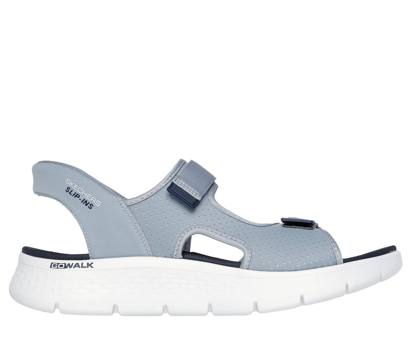 Skechers Slip-Ins: GO WALK Flex Sandal - Easy Entry, GRAU / BLAU, fullimage number 0