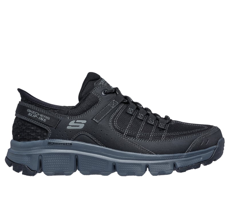 Skechers Slip-ins: Summits AT, BLACK / CHARCOAL, fullimage number 0