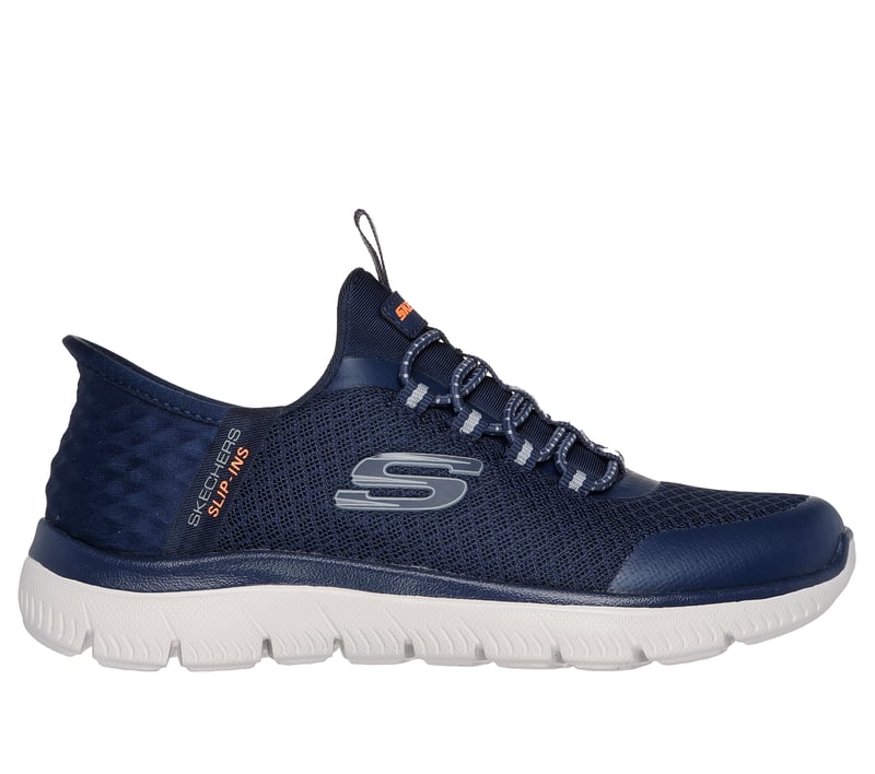 Skechers Slip-ins: Summits - High Range, BLEU MARINE / ORANGE, fullimage number 0