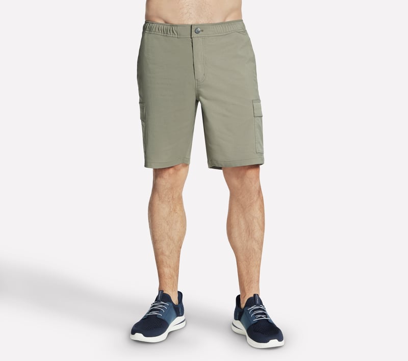 Downtown Cargo 9 Inch Short, OLIVE / GRIS, fullimage number 0